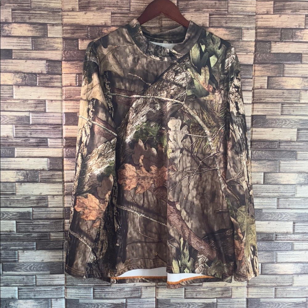 Pre Owned Mens 2XL Mossy Oak Camouflage Long Sleeve Men's Shirt